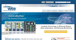 Desktop Screenshot of controlbyweb.com